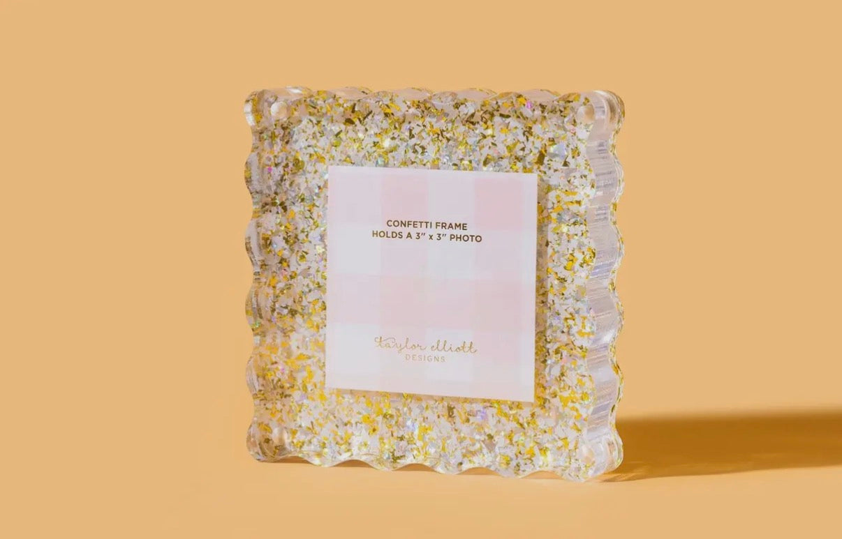 Pearl Confetti Magnetic Frame